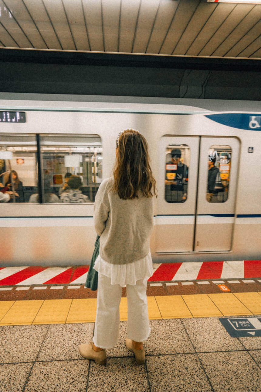 Colorful streets of Tokyo at night