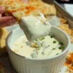 Chicken Protein Bars (Crispy Baked with Buffalo Dipping Sauce!)