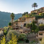 Serra de Tramuntana mountain road in Mallorca