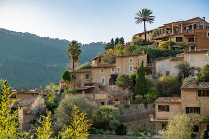 Serra de Tramuntana mountain road in Mallorca