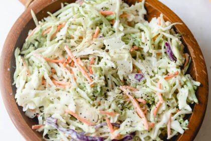 Easiest Homemade Coleslaw Recipe (5 Minutes or Less)