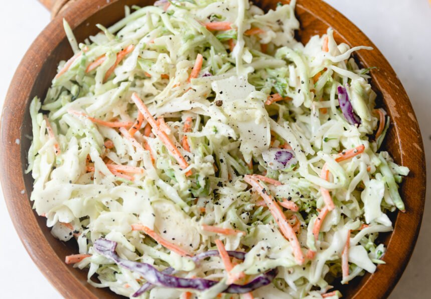 Easiest Homemade Coleslaw Recipe (5 Minutes or Less)