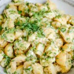 Healthy Potato Salad with Dill & Chives (No-Mayo)