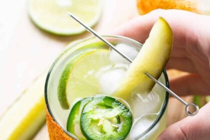 Spicy Pickle Margarita Recipe (Jalapeño + Pickle Juice!)