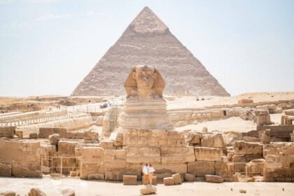 The Pyramids of Giza in Egypt
