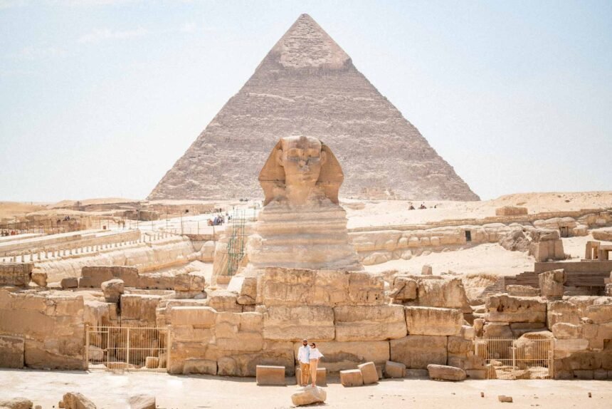The Pyramids of Giza in Egypt