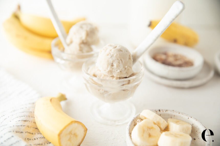 Easy Banana Ice Cream Recipe (No Machine)