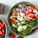 Strawberry Spinach Salad with Poppyseed Dressing (15 Minutes!)