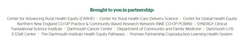 Dartmouth Rural Health Symposium – May 12-13, 2026