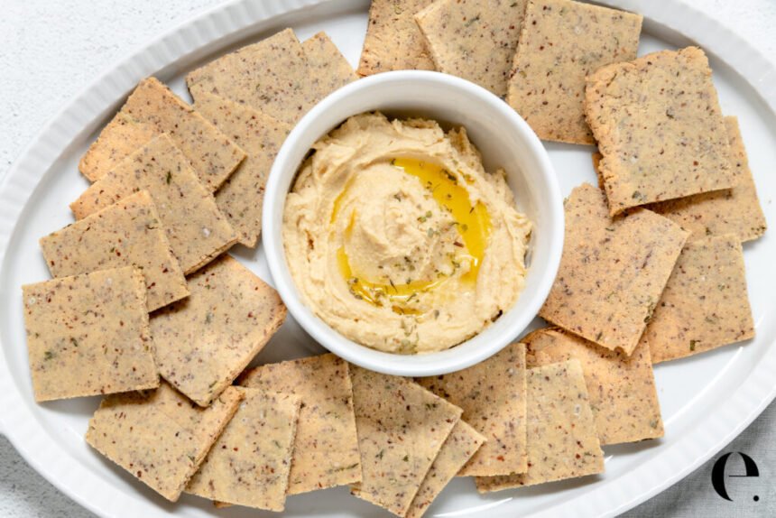 Almond Flour Cracker Recipe | ElizabethRider.com