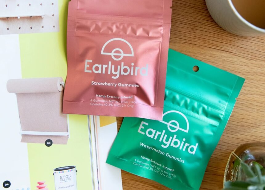 EarlyBird CBD trial pack with sample full-spectrum gummies