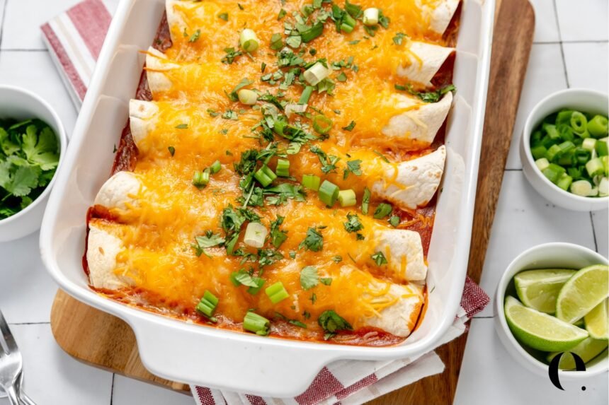Easy Chicken Enchiladas | Elizabeth Rider