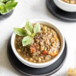 Easy Lentil Soup Recipe | Elizabeth Rider