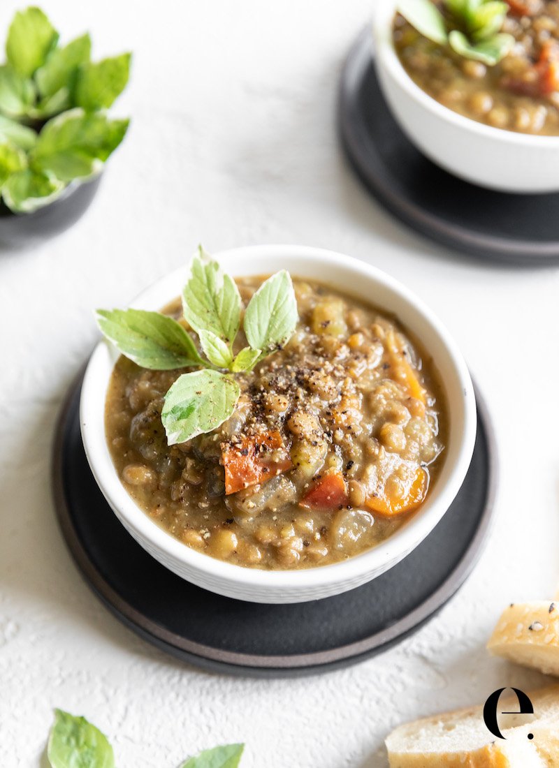 Easy Lentil Soup Recipe | Elizabeth Rider