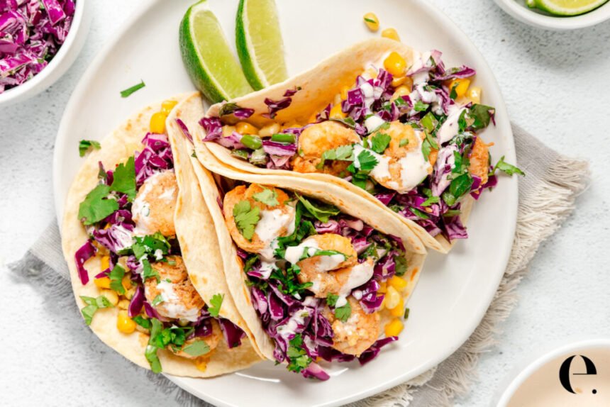 Easy Shrimp Tacos with Slaw