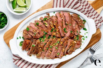 Easy Skirt Steak with Reverse Marinade