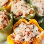 Ground Turkey Stuffed Peppers (Easy & Healthy!)
