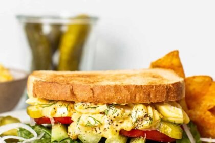 Homemade Egg Salad Sandwich