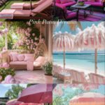 pink patio furniture, pink outdoor decor, pink patio ideas, pink backyard inspiration, colorful patio design, outdoor furniture finds, pink bistro set, pink outdoor umbrella, pink chaise lounge, pink outdoor seating, Beverly Hills patio style, Palm Springs outdoor decor, colorful backyard ideas, patio furniture inspiration, summer patio refresh, modern pink patio, striped outdoor umbrella, pink garden furniture, poolside pink decor, outdoor living ideas