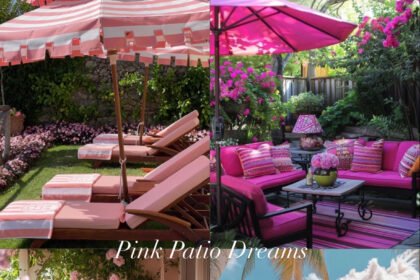 pink patio furniture, pink outdoor decor, pink patio ideas, pink backyard inspiration, colorful patio design, outdoor furniture finds, pink bistro set, pink outdoor umbrella, pink chaise lounge, pink outdoor seating, Beverly Hills patio style, Palm Springs outdoor decor, colorful backyard ideas, patio furniture inspiration, summer patio refresh, modern pink patio, striped outdoor umbrella, pink garden furniture, poolside pink decor, outdoor living ideas