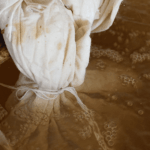 Compost steeping like a tea in water