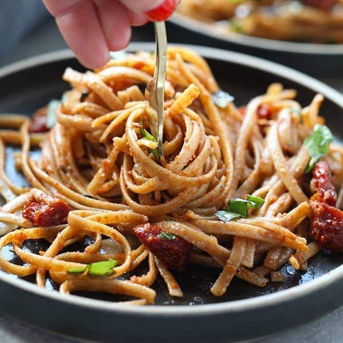 Whole Wheat Sun-Dried Tomato Basil Pasta Recipe