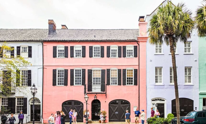 rainbow row charleston