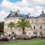 Luxembourg Gardens in Paris during fall