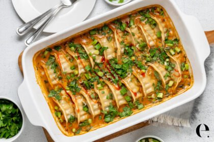 Viral Dumpling Bake (Easy 1-Pan Dinner Recipe)