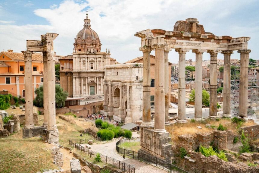 beautiful Italian architecture and cityscape