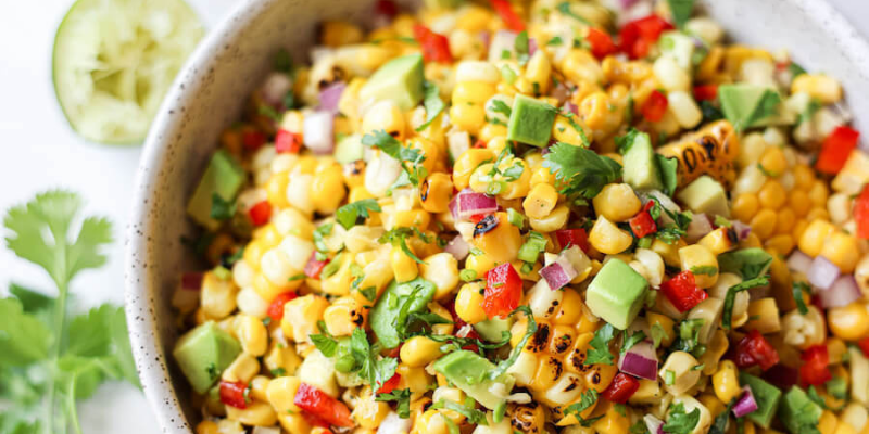 Summer Corn Salad with Avocado