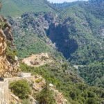 cars driving on kings canyon scemic byway