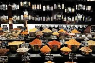 spices in the market