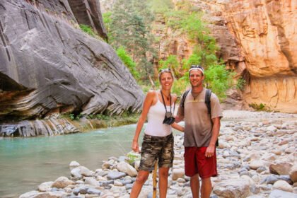 hiking the narrows